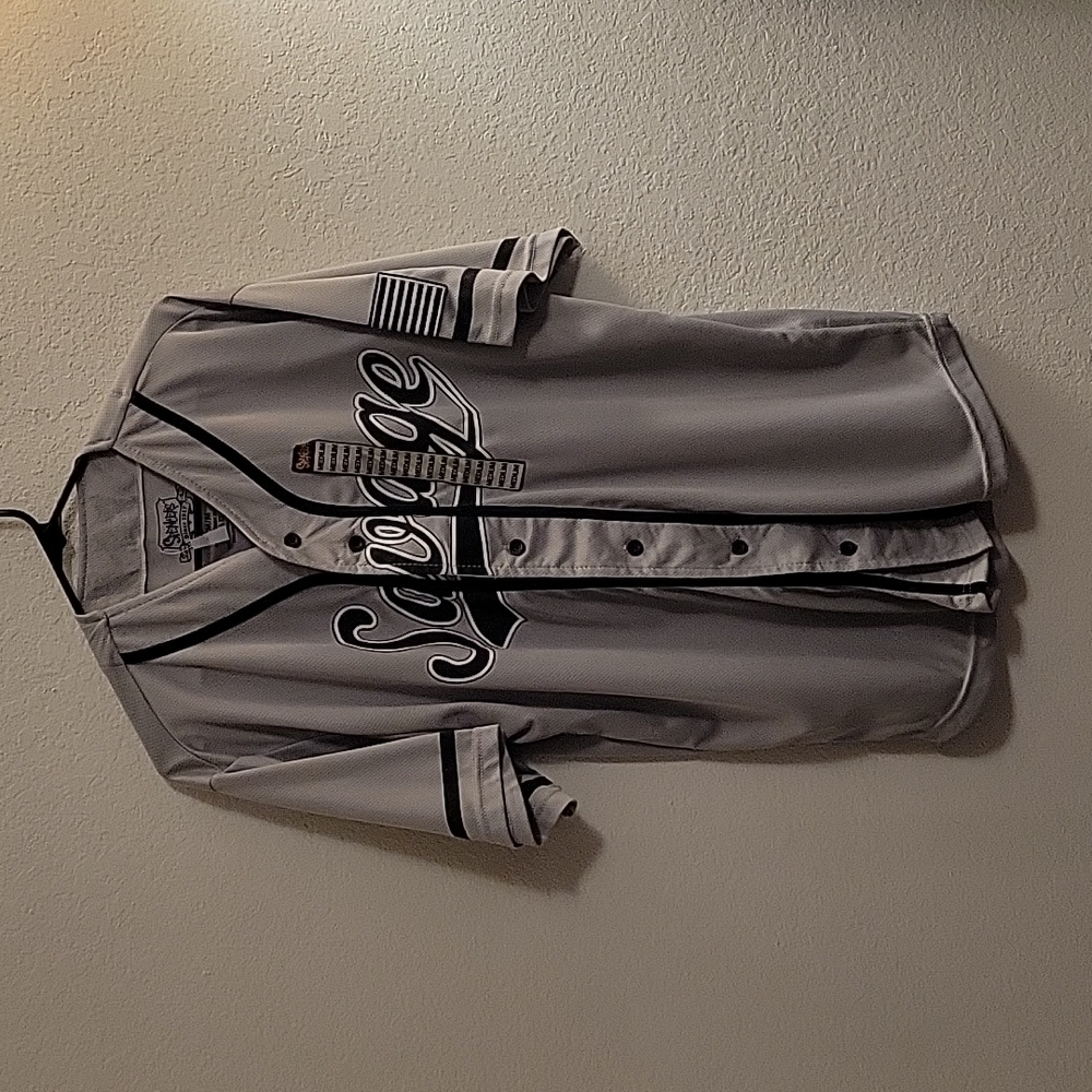 Savage Baseball Jersey - Gray - Medium